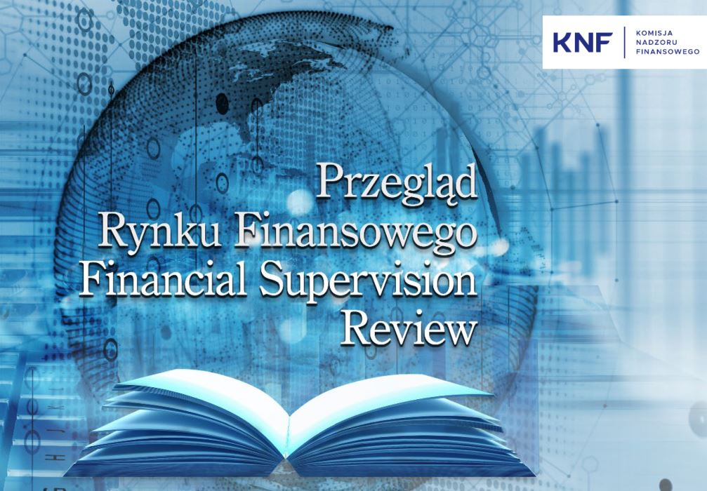Promotional graphics of the periodical "Przegląd Rynku Finansowego - Financial Supervision Review"